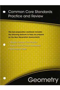 High School Math Common-Core Geometry Test Prep Workbook Grade 9/10