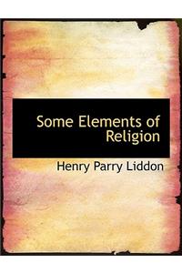 Some Elements of Religion