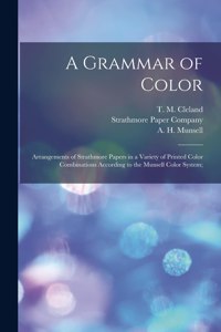 Grammar of Color; Arrangements of Strathmore Papers in a Variety of Printed Color Combinations According to the Munsell Color System;