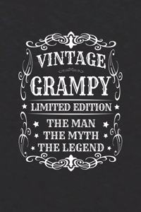 Vintage Grampy Limited Edition The Man Myth The Legend