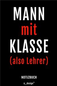 Notizbuch für Lehrer / Lehrerin / Erzieher - Abschiedsgeschenk / Dankeschön