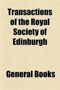 Transactions of the Royal Society of Edinburgh