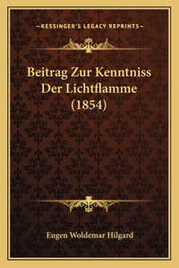 Beitrag Zur Kenntniss Der Lichtflamme (1854)