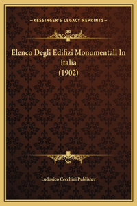 Elenco Degli Edifizi Monumentali In Italia (1902)