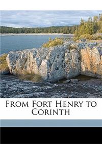 From Fort Henry to Corinth Volume 2