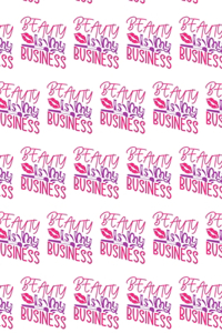 Beauty Is My Business Composition Notebook - Small Ruled Notebook - 6x9 Lined Notebook (Softcover Journal / Notebook / Diary)