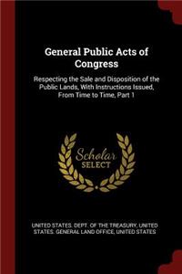 General Public Acts of Congress