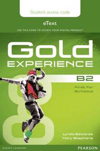 Gold Experience B2 eText Student Access Card