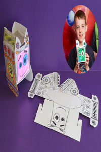 Vacation Bible School (Vbs) 2019 to Mars and Beyond Robot Bank Mission Craft (Pkg of 12): Explore Where God's Power Can Take You!