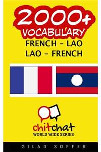 2000+ French - Lao Lao - French Vocabulary