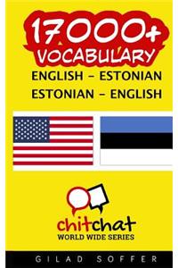 17000+ English - Estonian Estonian - English Vocabulary