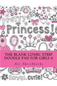 The Blank Comic Strip Doodle Pad for Girls 4