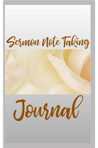 Sermon Note Taking Journal