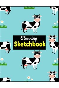 Sketchbook - Stunning Sketchbook For A 12 Year Old Girl - Sketchbook and Notebook Gift