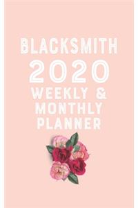 blacksmith 2020 Monthly Weekly Planner blacksmith Occupation Planner A beautiful