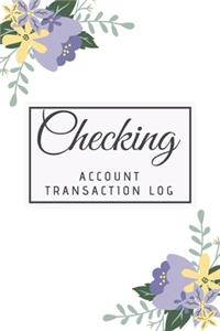 Checking Account Transaction Log