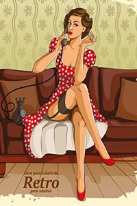 Livro para Colorir de Retro para Adultos