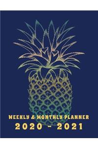 Weekly & Monthly Planner 2020 - 2021