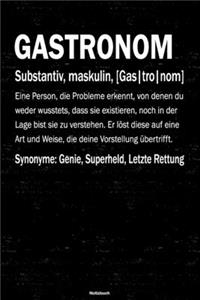 Gastronom Notizbuch