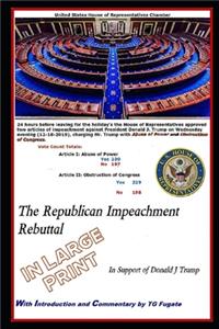 The Republican Impeachment Rebuttal