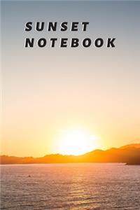 Sunset Notebook