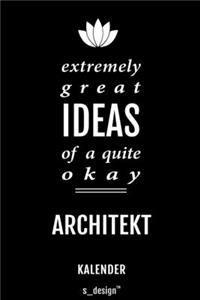 Kalender für Architekten / Architekt / Architektin