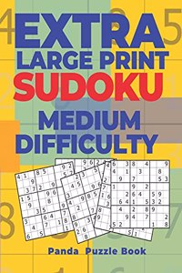 Extra Large Print Sudoku Medium Difficulty