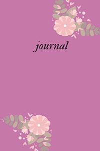 notebook / journal for a girls 5.5x 8.5 inch; 13.97x 21.59 Cm