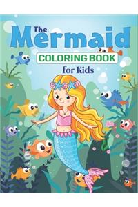 Mermaid Coloring Book for Kids