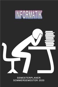 Informatik Semesterplaner - Sommersemester 2020