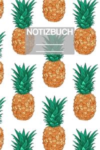 Notizbuch A5 Muster Ananas Pineapple Pattern