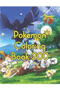 Pokemon Coloring Book 200