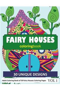 Fairy Houses Coloring Book