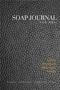 Soap Journal For Men - Daily Devotional Bible Study Journal