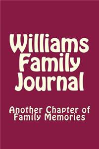 Williams Family Journal