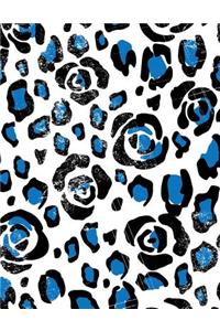 Leopard Rose Composition Notebook
