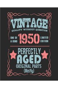 Vintage Quality Without Question One of a Kind 1950 Limited Edition Perfectly Aged Original Parts Mostly