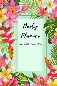 Daily Planner Jan. 2019 - June 2019