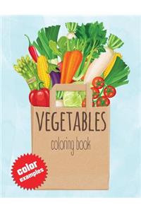 Vegetable Coloring Book