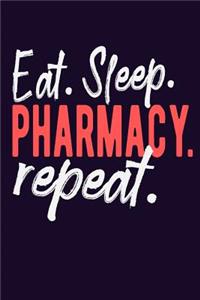 Eat. Sleep. Pharmacy. Repeat.