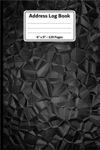 Address Log Book. 6 X 9. 120 Pages