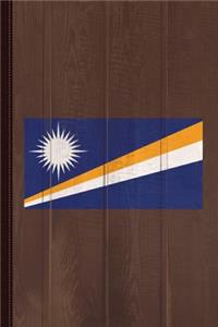 Marshall Islands Flag Journal Notebook