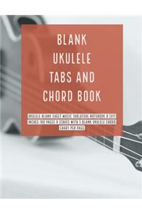 Blank Ukulele Tabs and Chord Book