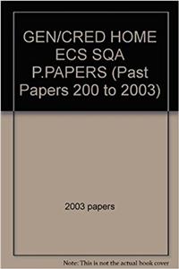 GEN CRED HOME ECS SQA P PAPERS