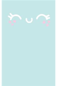 Cute Kawaii Jelly Macaroon Blue Color Notebook: Gifts, Kawaii Journal, School Supplies