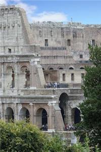 View of the Colosseum Through the Trees in Rome, Italy Journal