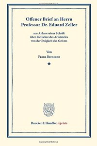 Offener Brief an Herrn Professor Dr. Eduard Zeller