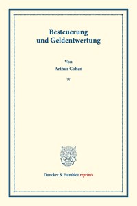 Besteuerung Und Geldentwertung