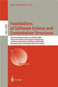 Foundations of Software Science and Computation Structures