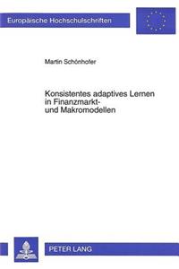 Konsistentes adaptives Lernen in Finanzmarkt- und Makromodellen